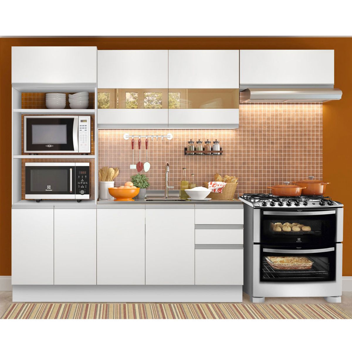 MADESA - Cocina Integral Marselha 2.70 Metros