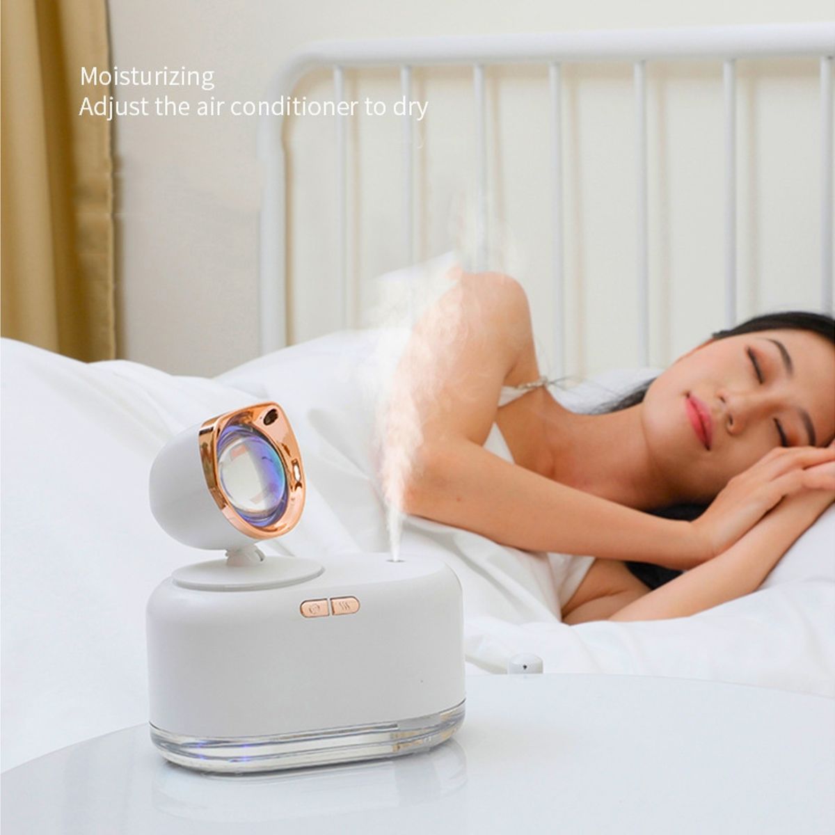 GENERICO - Humidificador Con Lampara Proyectora