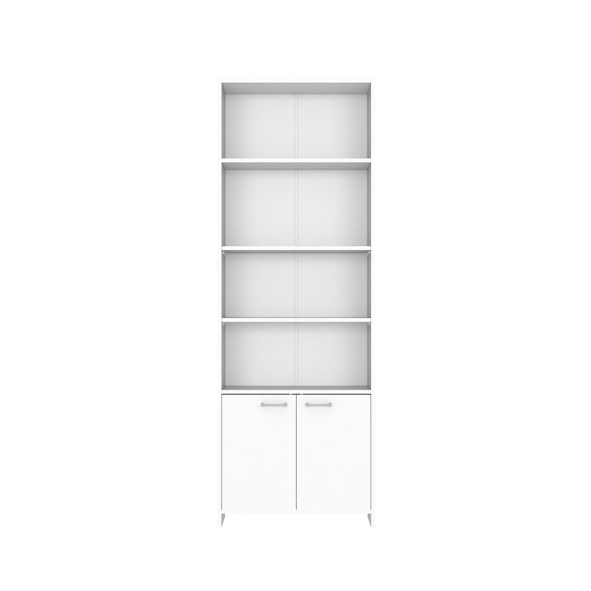 RTA MUEBLES - Biblioteca lisa 1.80 con puertas BLB 8521 RTA