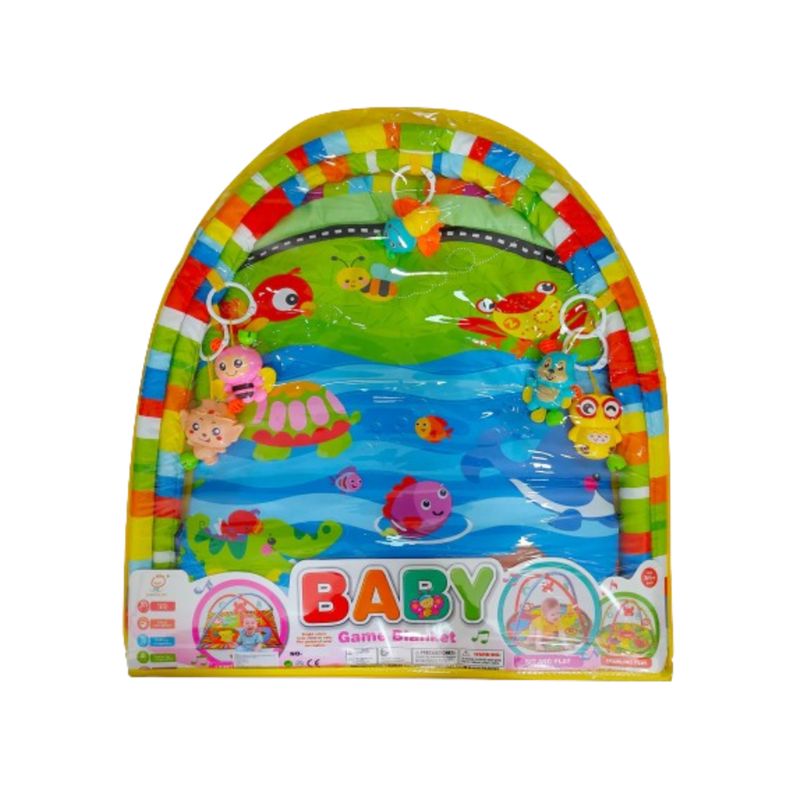 AFM - Gimnasio Para Bebe Didáctico Textil Tapete Juego