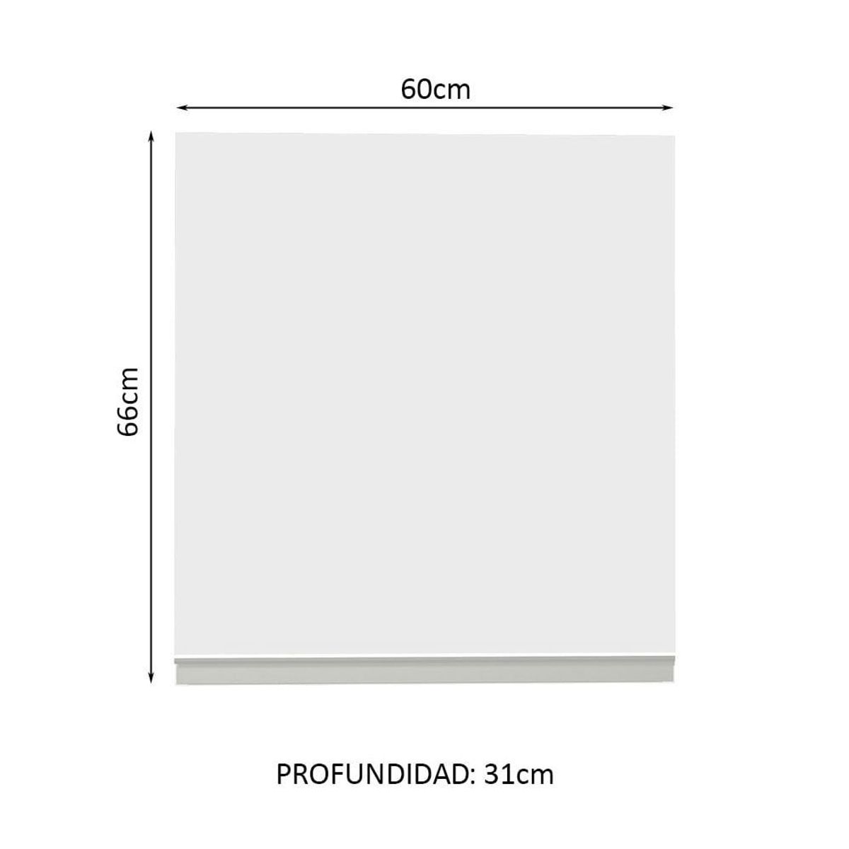 MADESA - Mueble de Cocina Superior Glamy 60 cm 1 Puerta