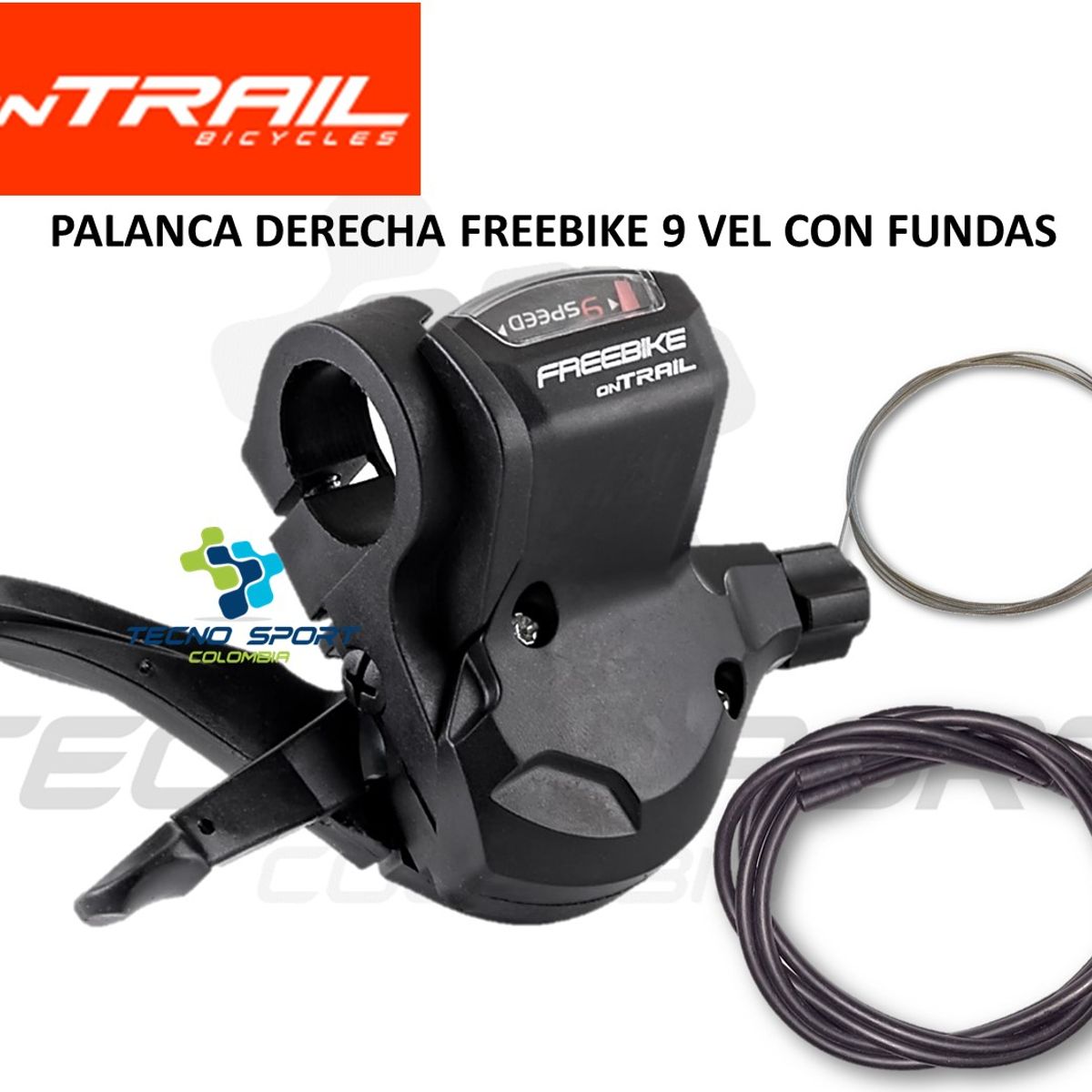 ONTRAIL - Shifter Derecho Ontrail Palanca Cambio 9 Veloc Bicicleta Mtb