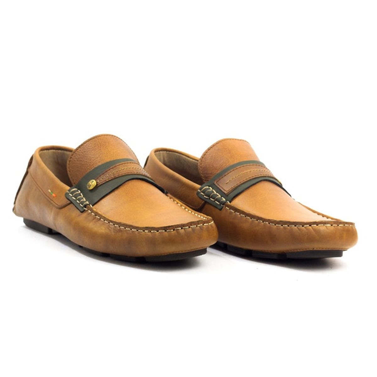 SAN POLOS - Zapatos San Polos Driver Hombre 3022 Miel Verde