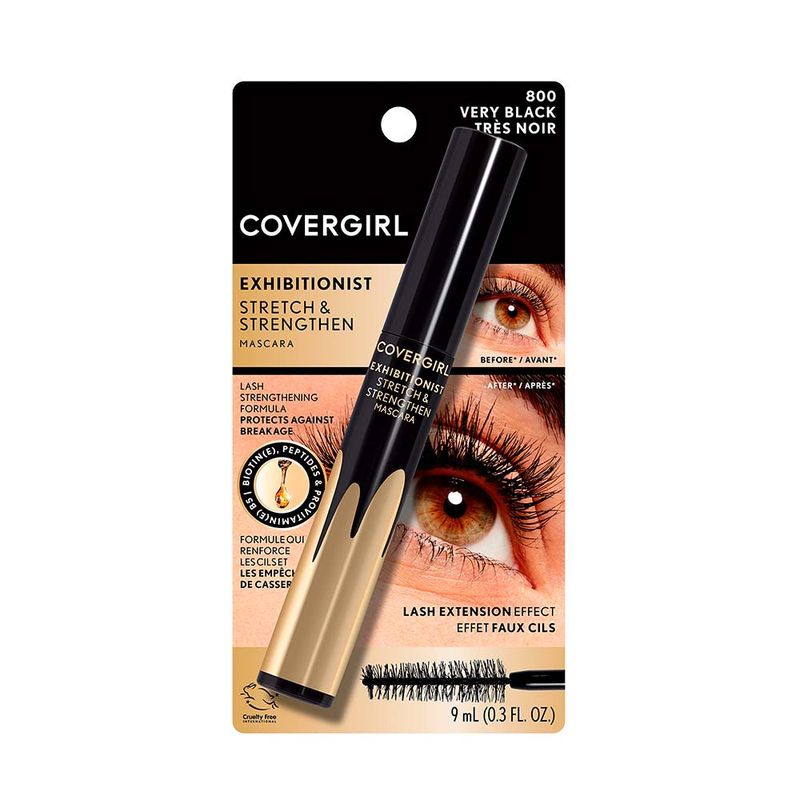 COVERGIRL - Pestañina Covergirl Exhibitionist Very Black Lavable 9ml