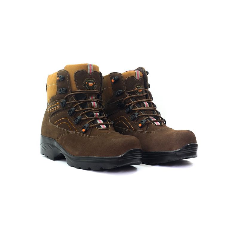 SAN POLOS - Botas San Polos Industrial Mujer 3400 Café