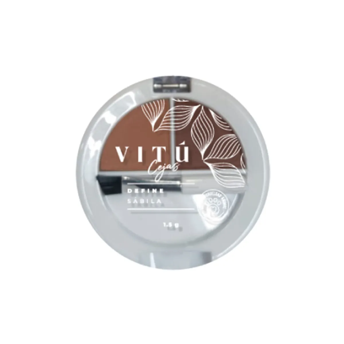 VITU - Sombras Vitú Maquillaje Para Cejas Sábila Café