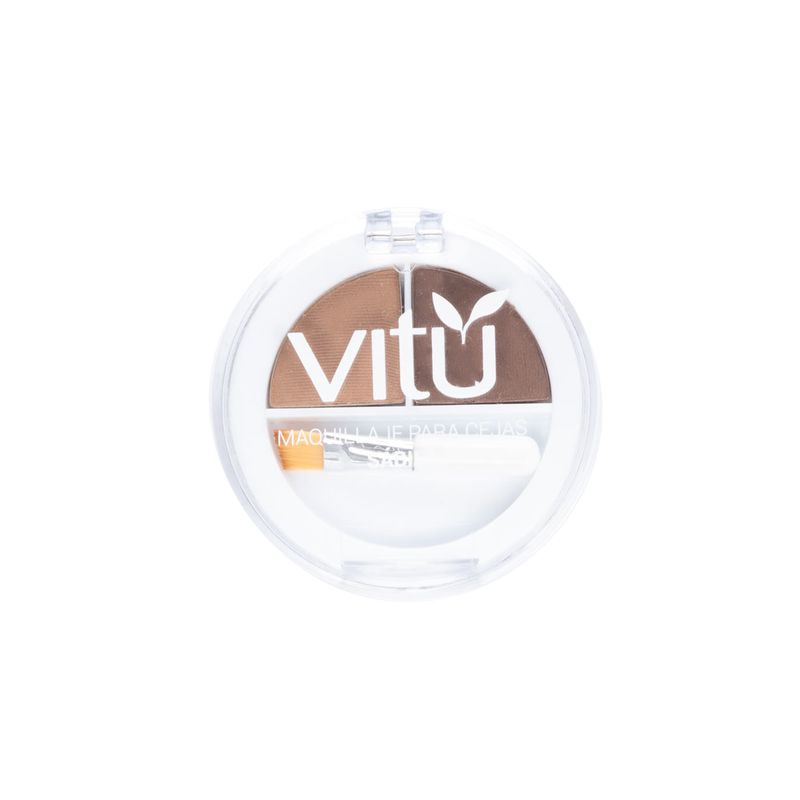 VITU - Sombras Vitú Maquillaje Para Cejas Sábila Café