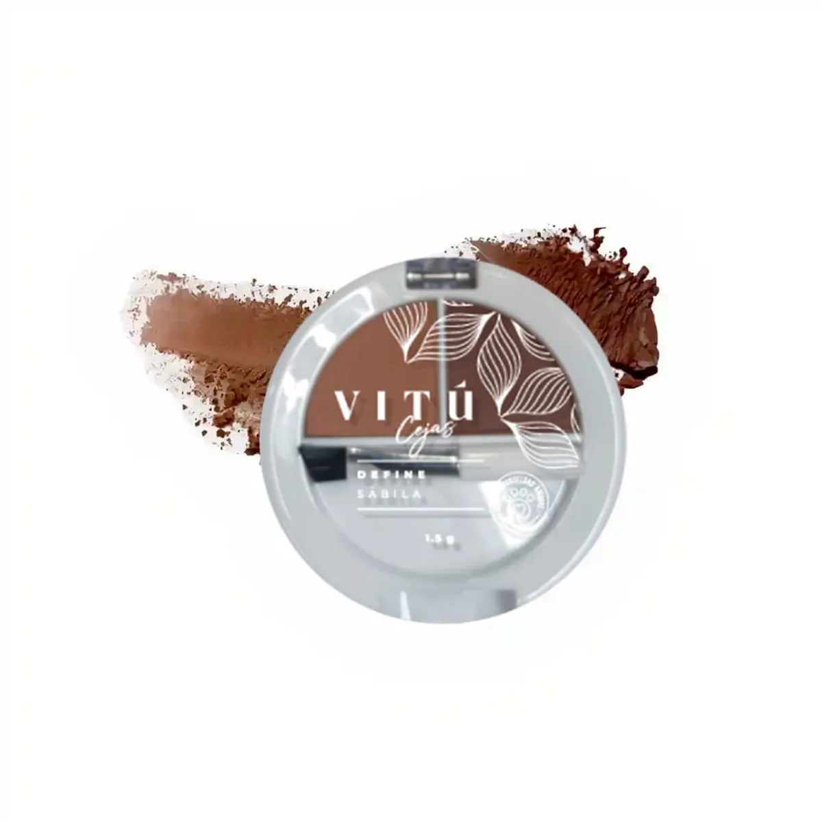 VITU - Sombras Vitú Maquillaje Para Cejas Sábila Café