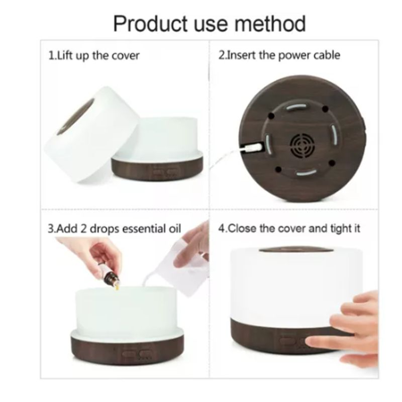 GENERICO - HUMIDIFICADOR BASE MADERA