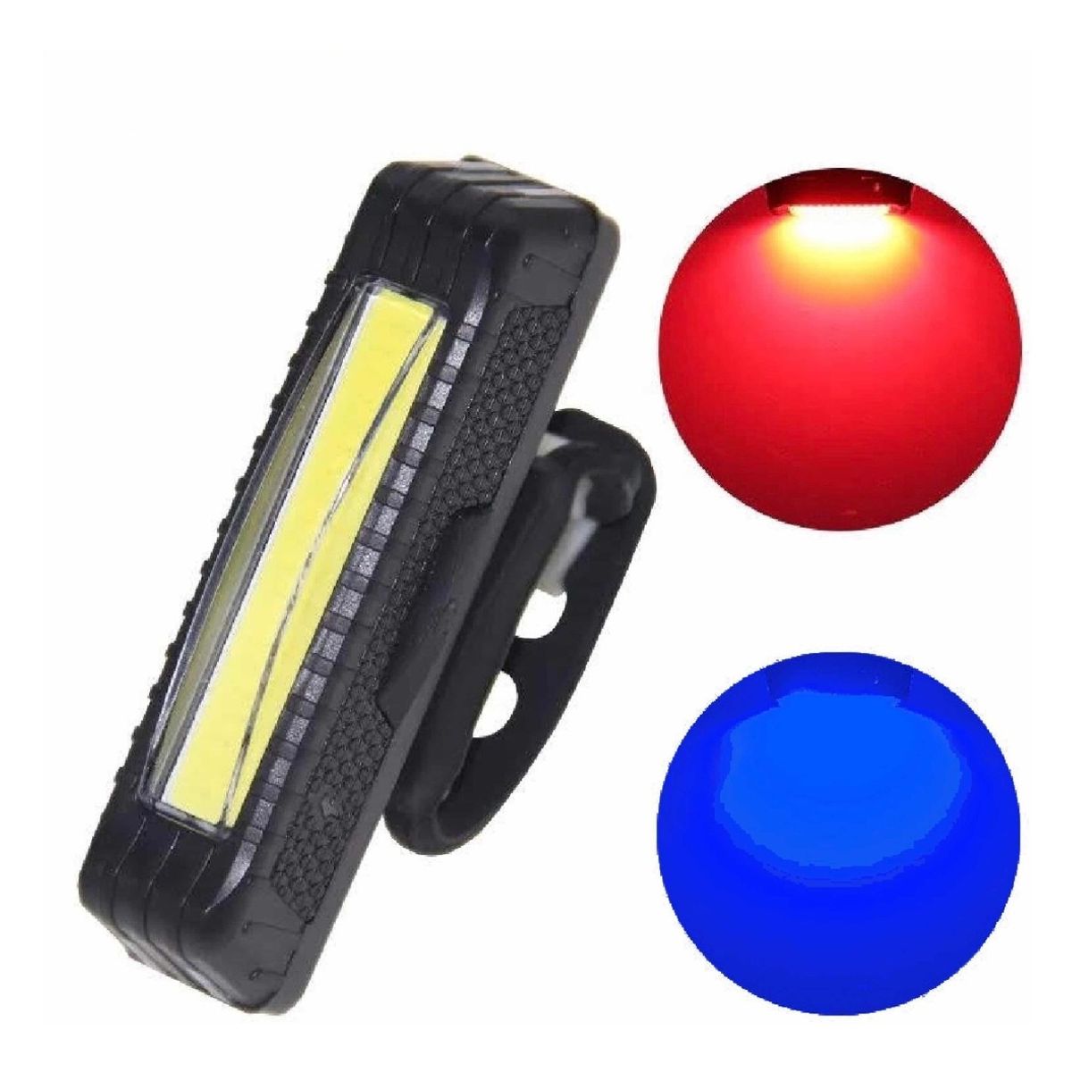 GENERICO - Luz Bicicleta Recargable Sirena Policia Comet 150 Lumen Dual