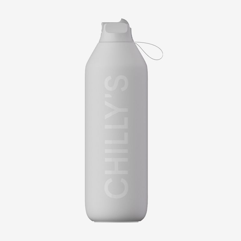 CHILLYS - Botella Flip Granite Gris 1000Ml