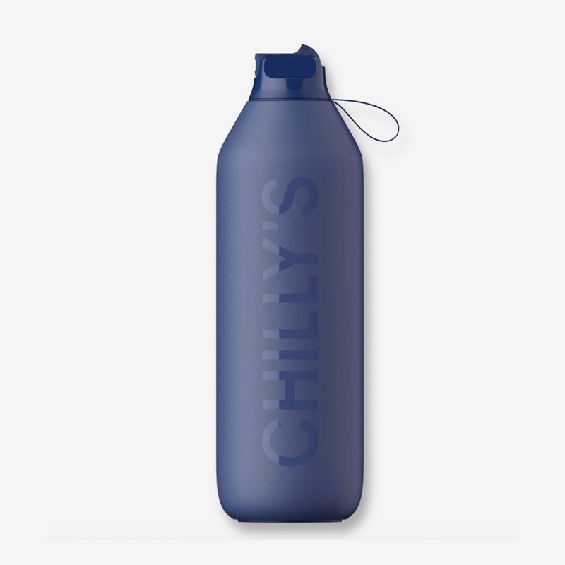 CHILLYS - Botella Flip Whale Azul 500Ml