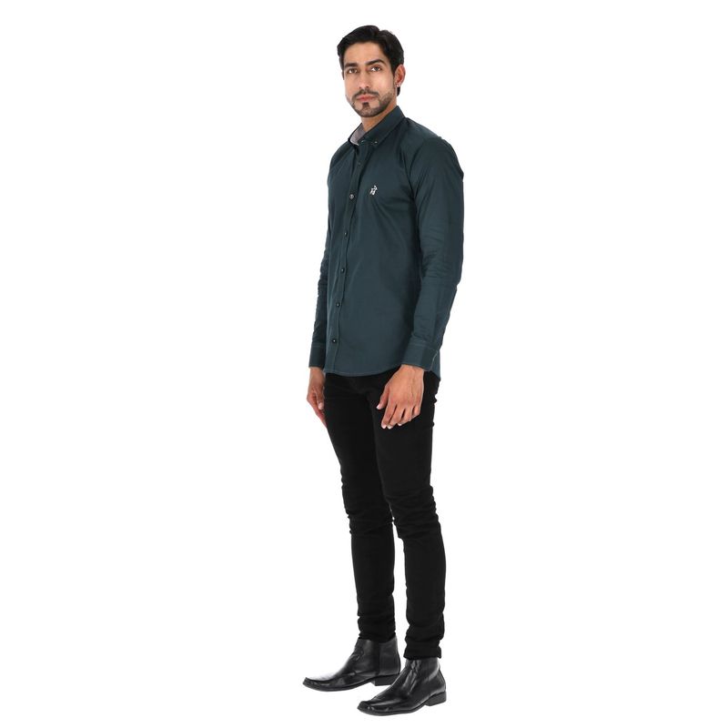 LA CHAQUETERIA - Camisa en Algodón 100% LCC2301 Verde