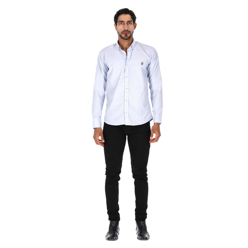 LA CHAQUETERIA - Camisa en Algodón 100% LCC2301 Azul Cielo