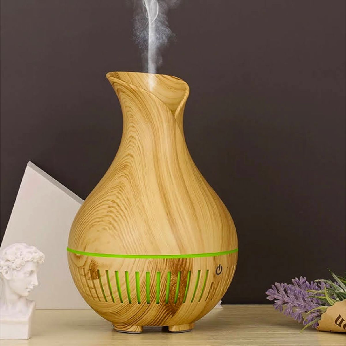 GENERICO - Difusor De Aromas Humidificador Aromaterapia Luz Led