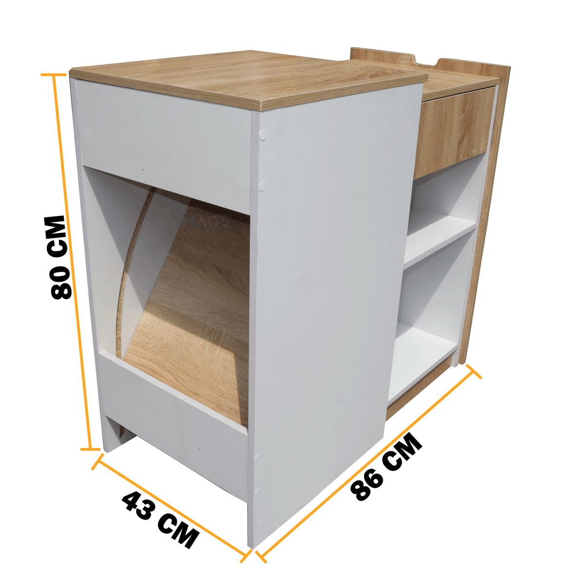 WOOD PETS - Escritorio Para Computador Moderno Extensible