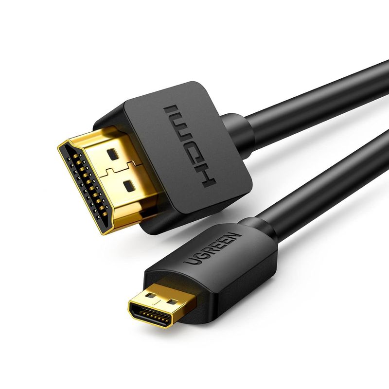 UGREEN - Cable Micro Hdmi A Hdmi Alta Velocidad Ethernet 4k 60hz 3m