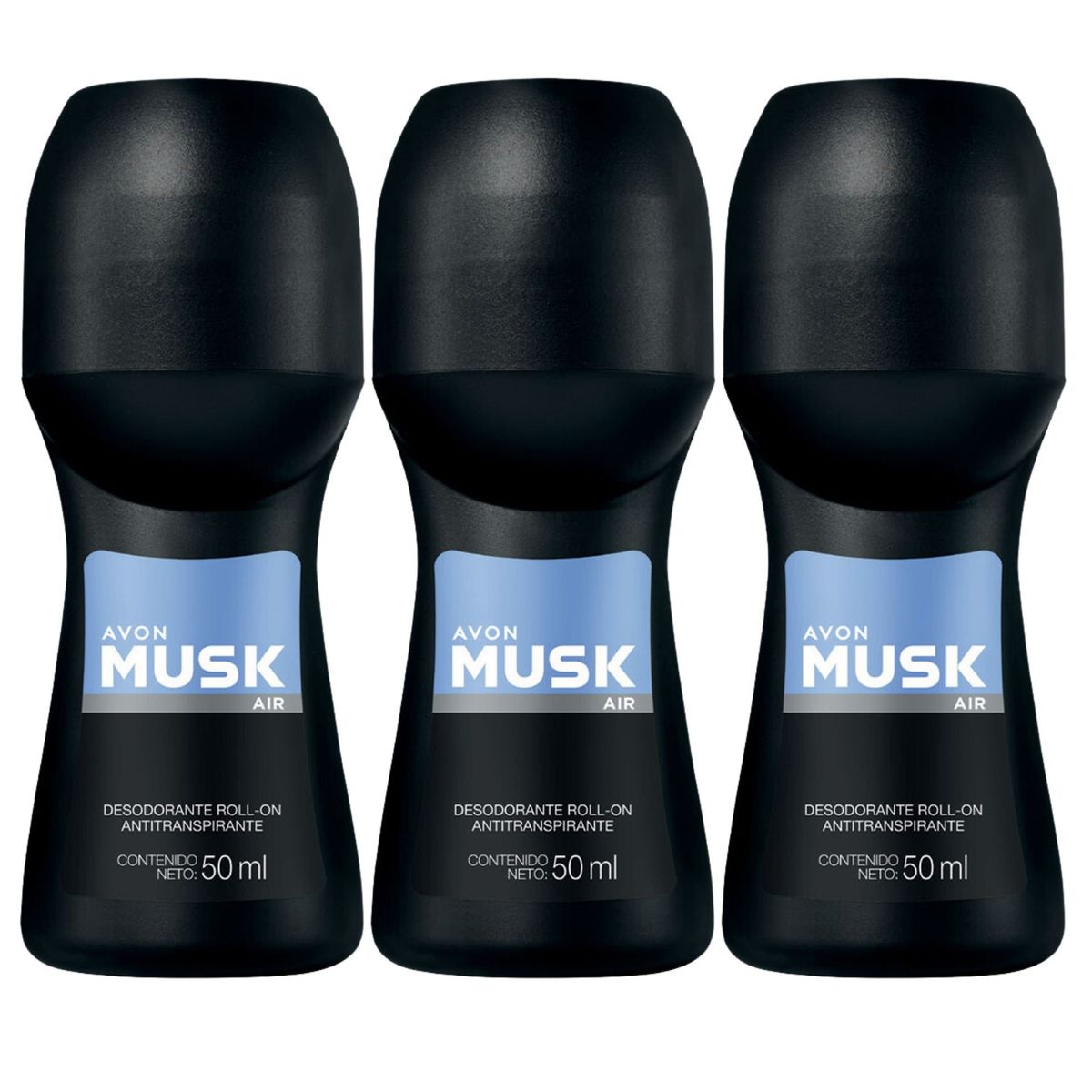 AVON - Desodorante Rollon Musk air x3