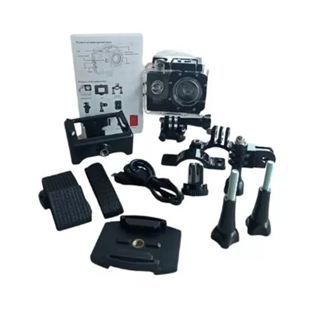 AMERICO SHOP - Camara de Accion Deportiva Ultra HD 4K Sumergible 12 Mp