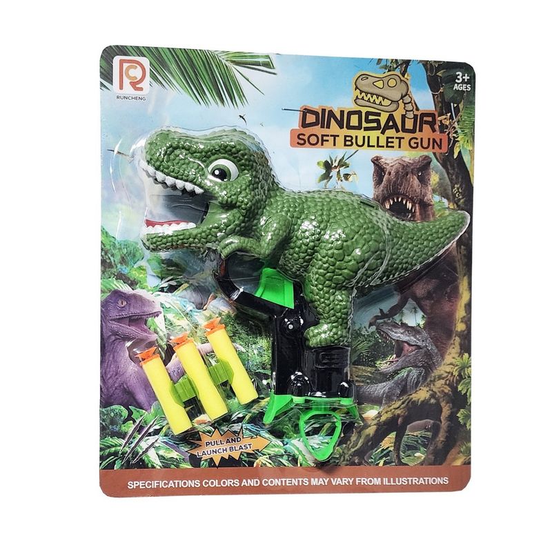 GENERICO - Pistola Tiranosaurio Rex Lanza Dardos Nerf Juguete Niños