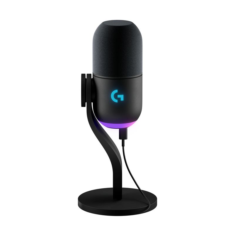 LOGITECH - Micrófono Usb Gamer Dinámico Logitech Yeti Gx Rgb Lightsync