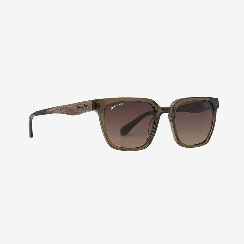 JOHNNY FLY - Gafas Longitude Verde - Lente Café