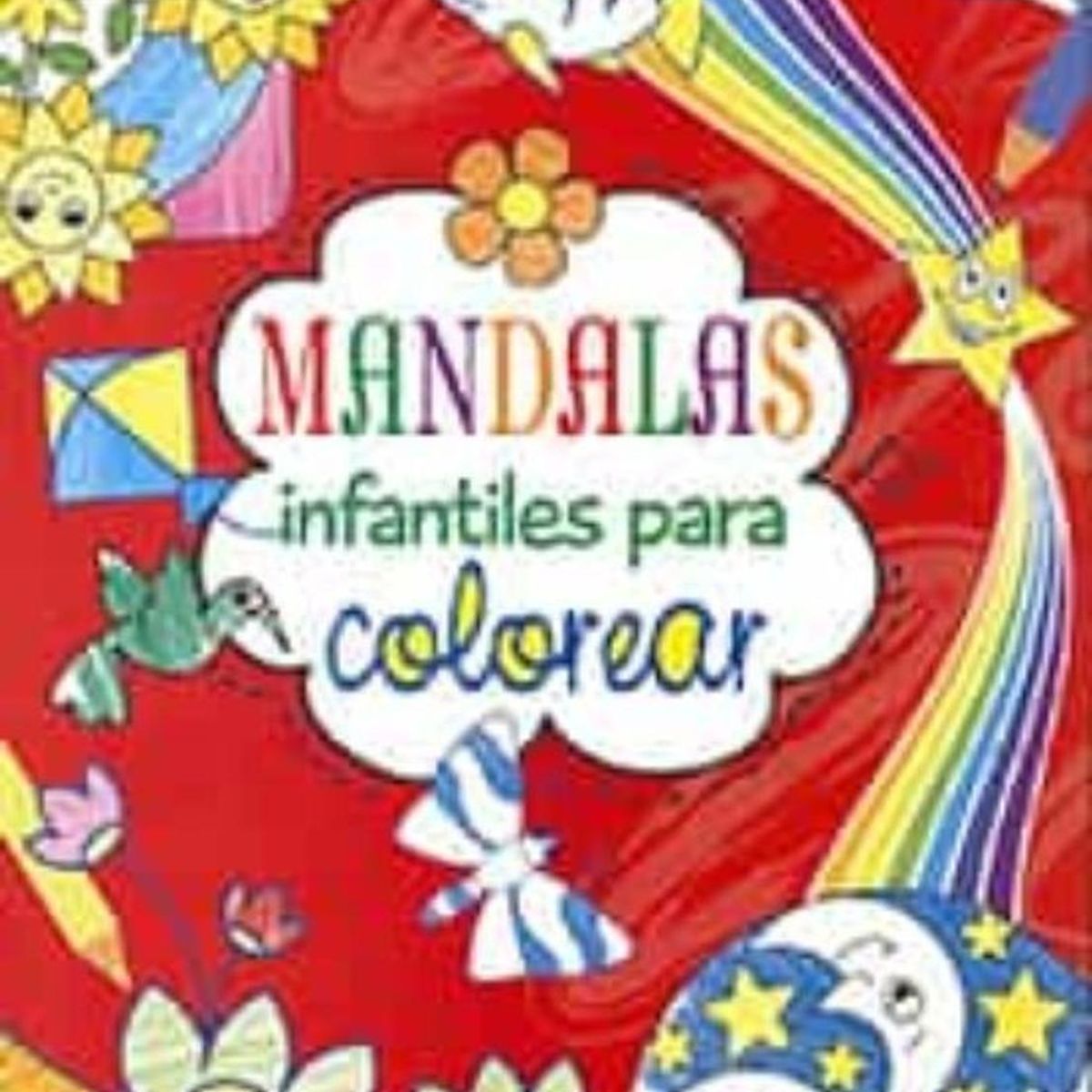 SUSAETA - Mandalas Infantiles Para Colorear - Rojo -