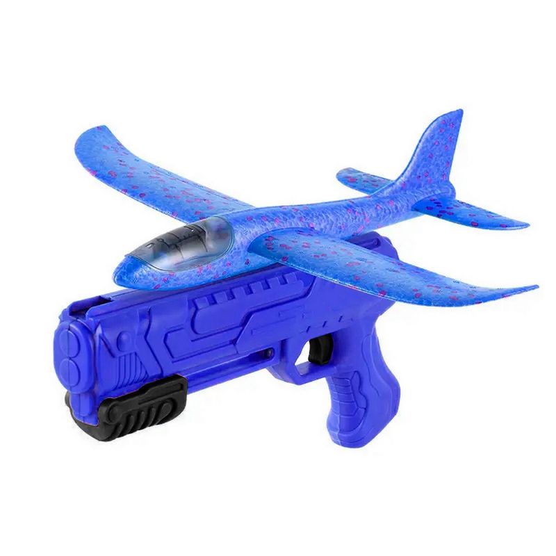 GENERICO - Avion Planeador Grande Pistola Juguete Vuelo Airplane Luces
