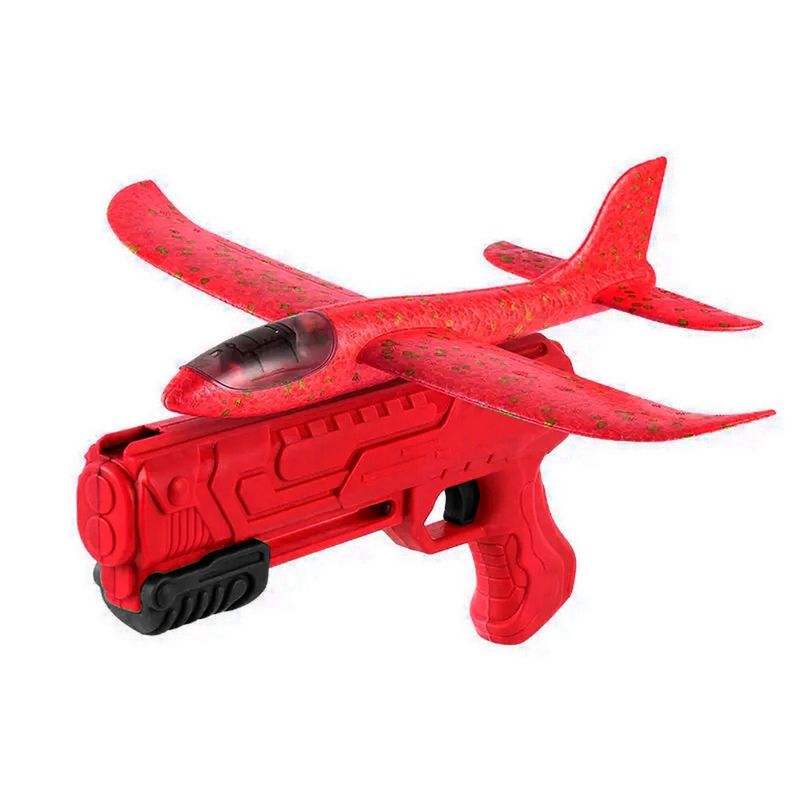 GENERICO - Avion Planeador Grande Pistola Juguete Vuelo Airplane Luces