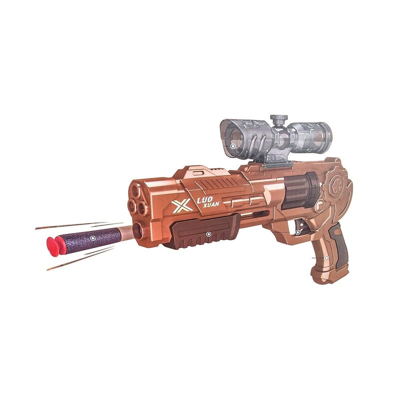 GENERICO - Pistola Dinosaurio Lanza Dardos Nerf Juguete Tiro Al Blanco
