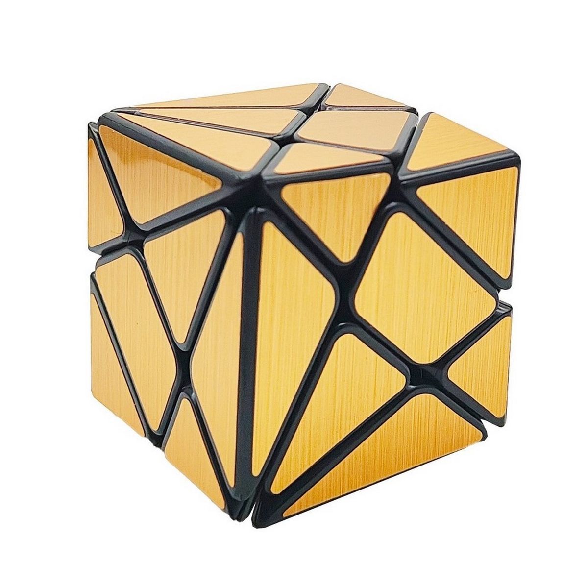 GENERICO - Cubo Soma Mágico Rubik Dorado Juguete Didáctico Destreza