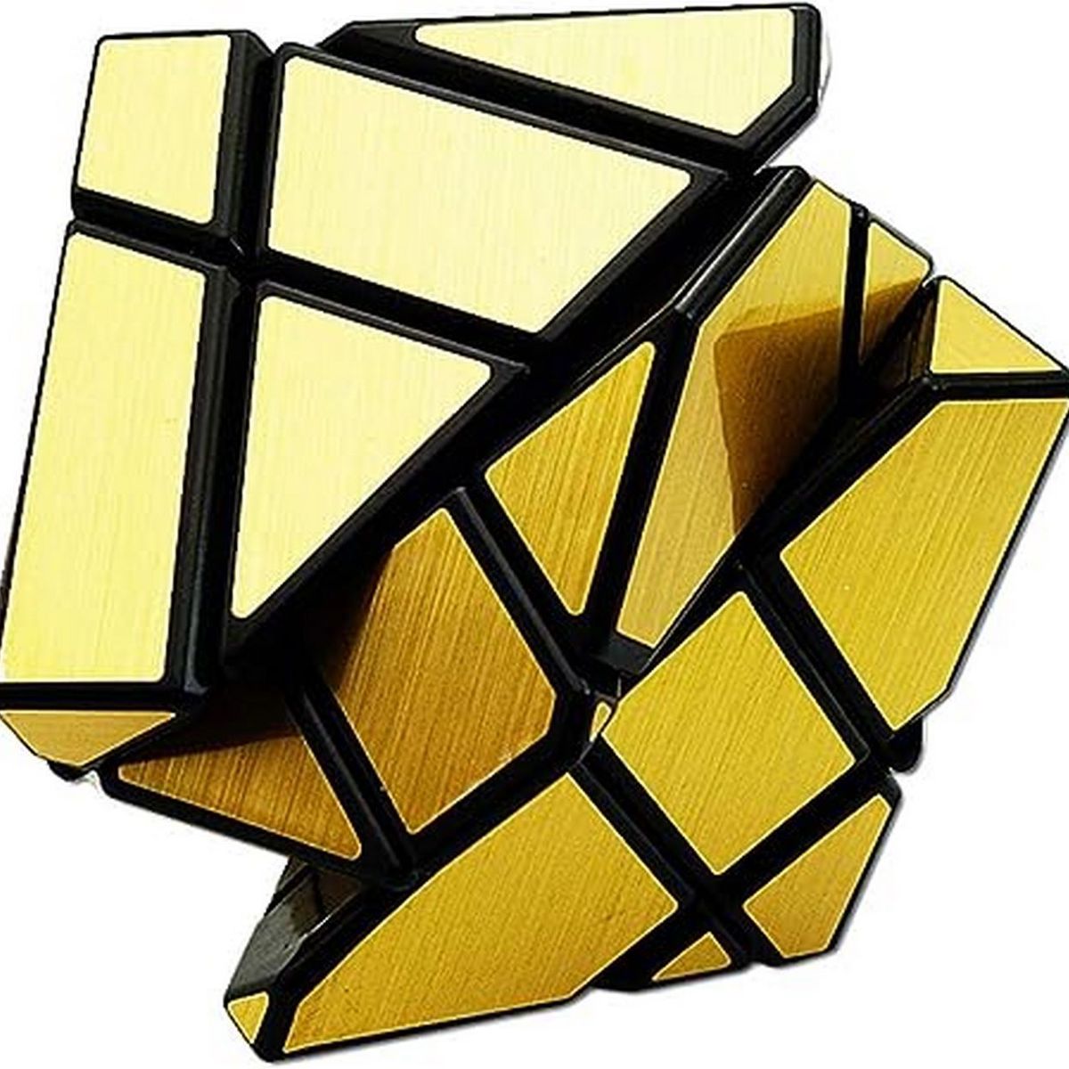GENERICO - Cubo Soma Mágico Rubik Dorado Juguete Didáctico Destreza