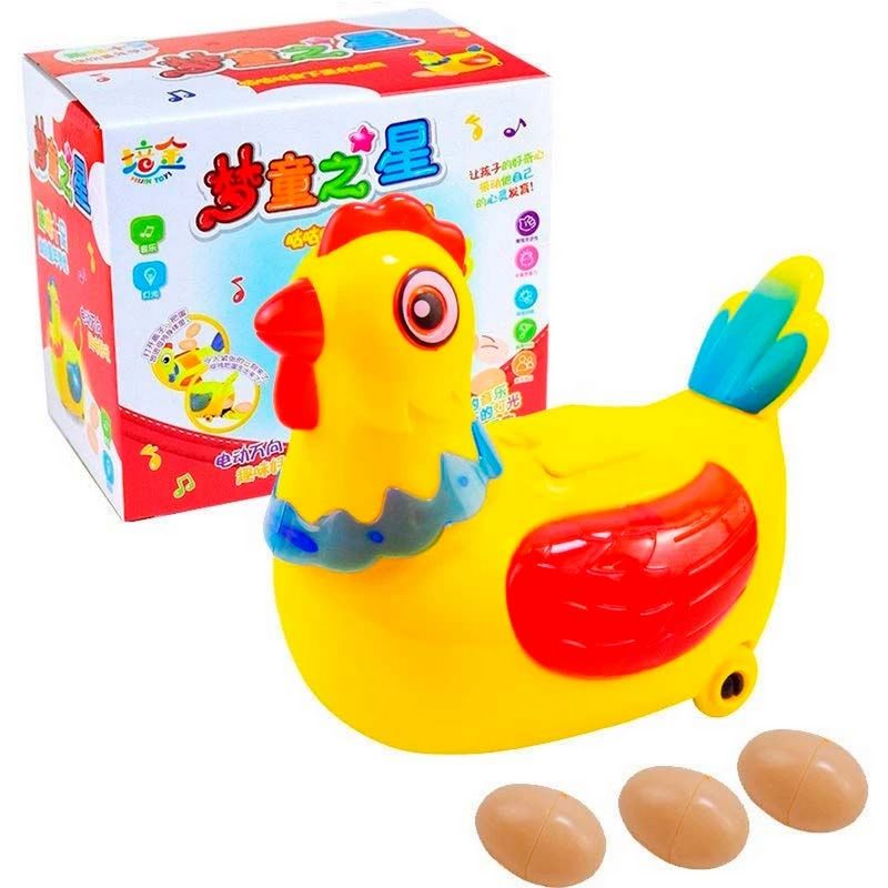 GENERICO - Juguete Musical Gallina Pone Huevo Niños Luces