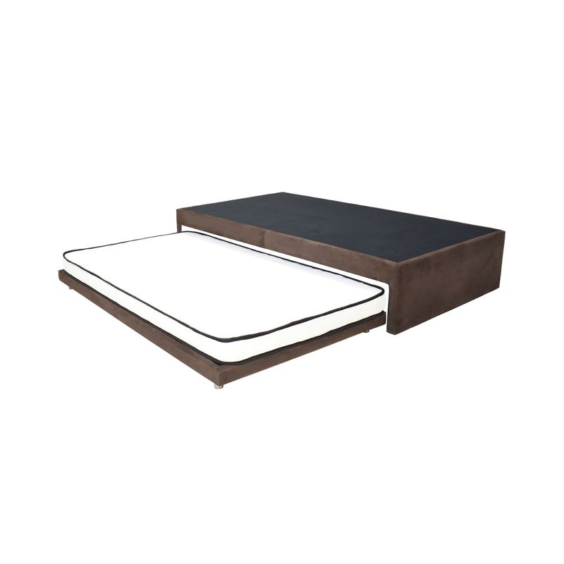 VENECIA - Set Cama Nido Suecia con colchoneta Tela Chocolate