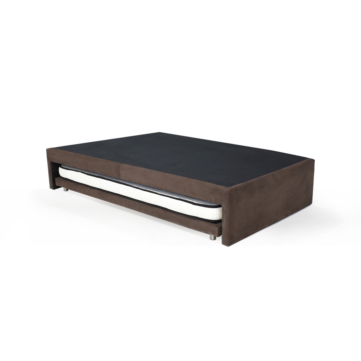 VENECIA - Set Cama Nido Suecia con colchoneta Tela Chocolate