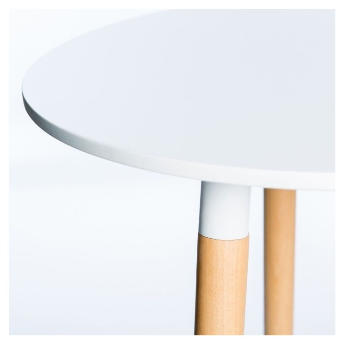 MOBLIHOUSE - Mesa Mdf Blanca Alta Moblihouse