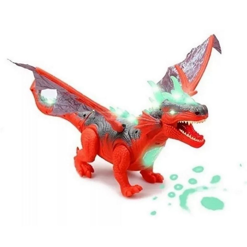 GENERICO - Dinosaurio Dragon Alas Movimiento Luces Sonid