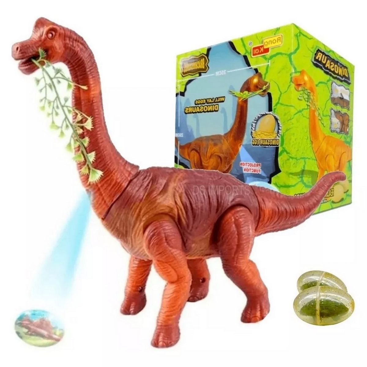 GENERICO - Dinosaurio Pone Huevo Movimiento Luces Sonidos