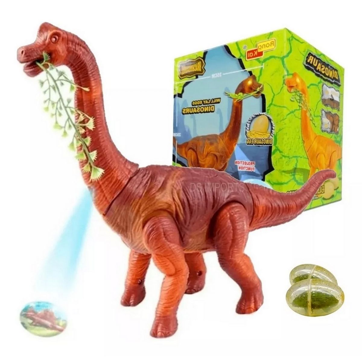 GENERICO - Dinosaurio Pone Huevo Movimiento Luces Sonidos