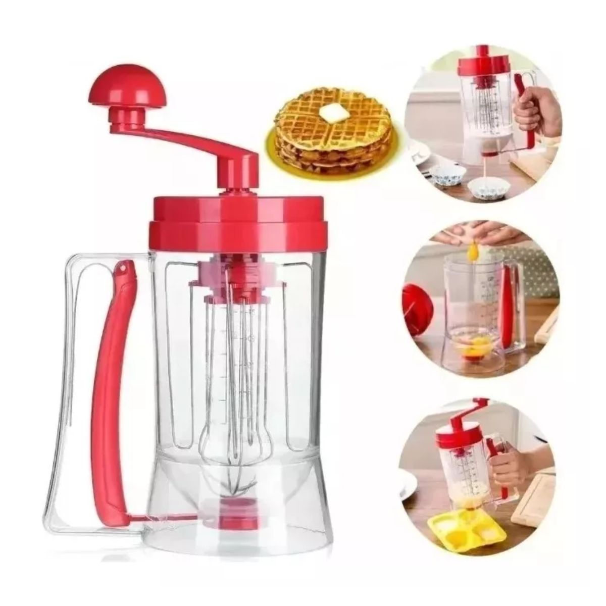 AFM - Mezclador Y Dispensador De Mezcla Cupcake Torta Waffles Masa