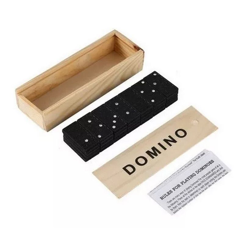 GENERICO - Domino Mino En Madera Juego De Mesa