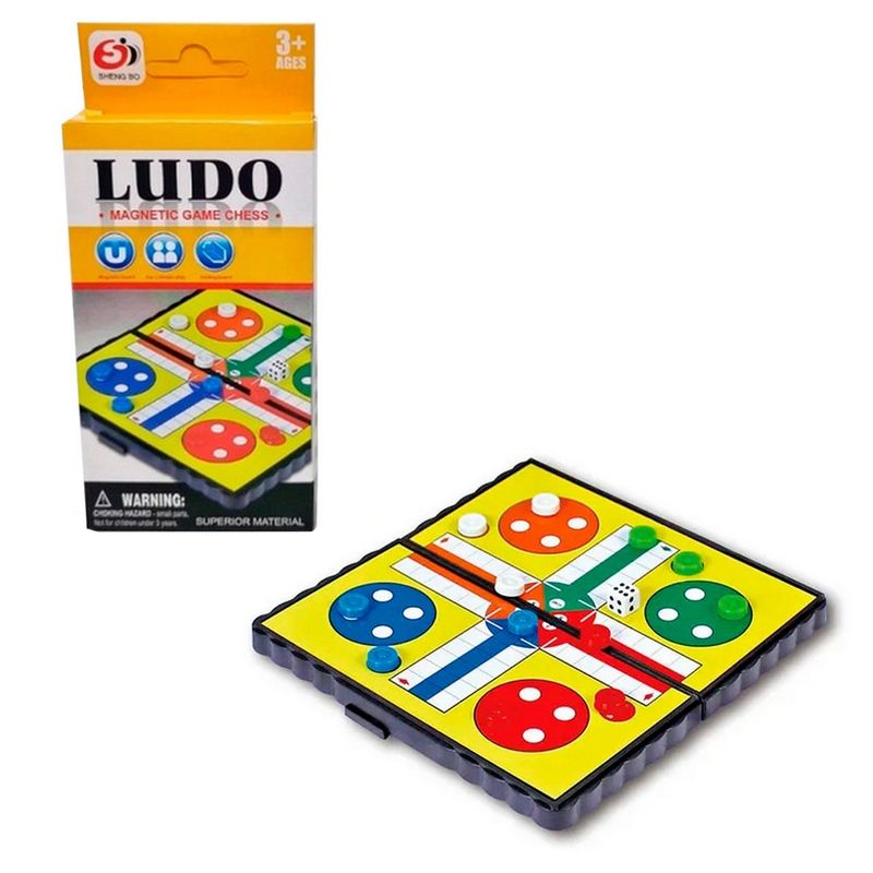 GENERICO - Parchis Ludo Parques Magentico Juego De Mesa