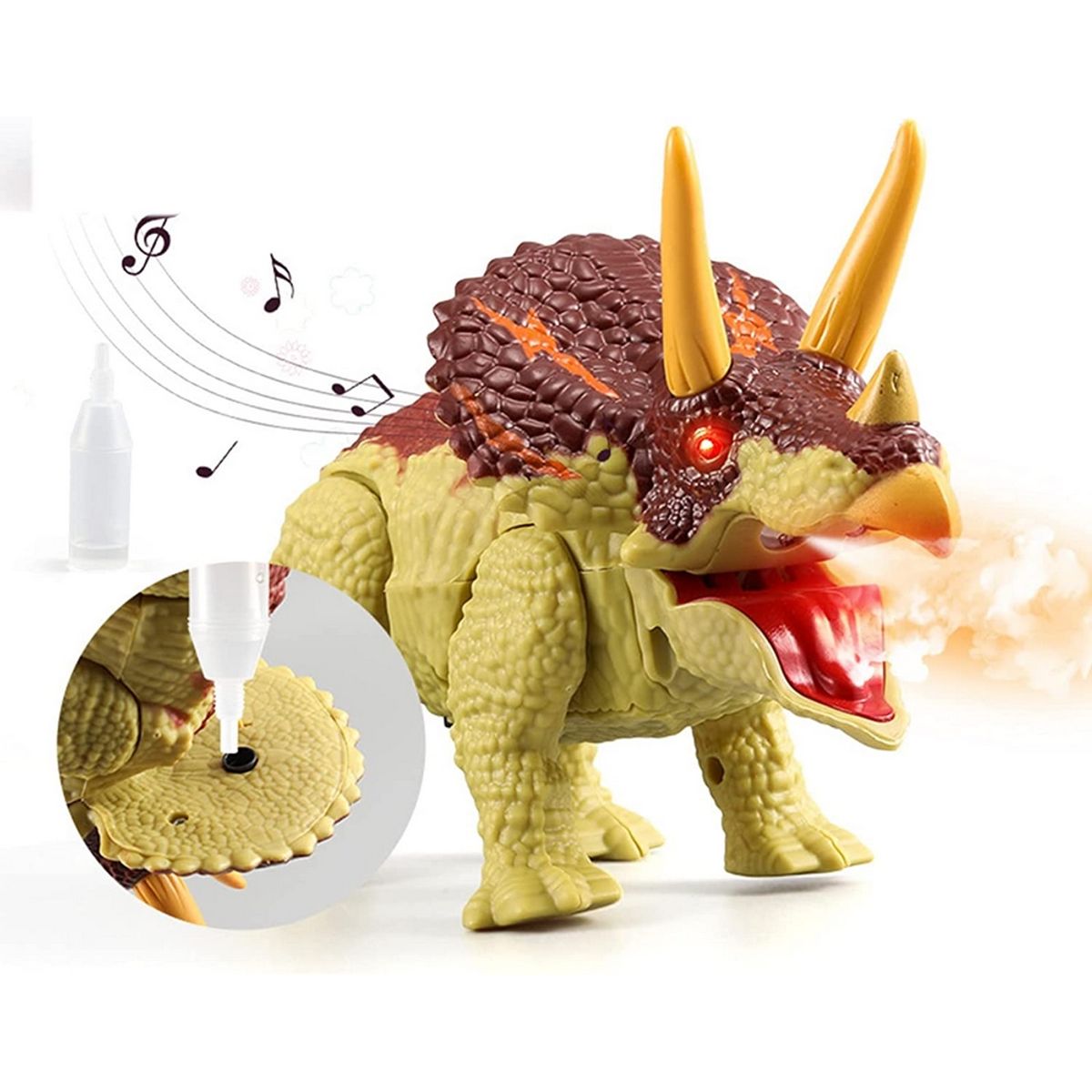 GENERICO - Figura De Acción Jurassic World Mundo Dinosaurio Triceratop