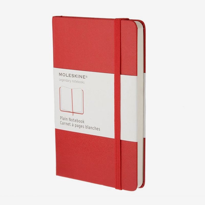 MOLESKINE - Cuaderno Pequeño Liso Roja Hc