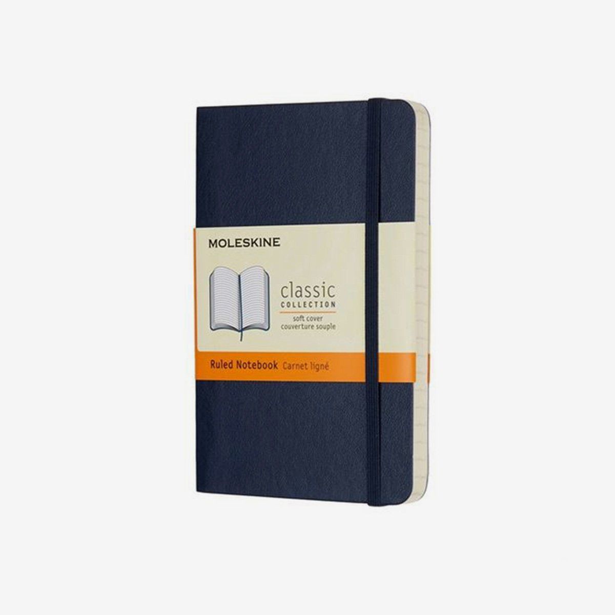 MOLESKINE - Cuaderno Pequeño Liso Azul Zafiro Sc