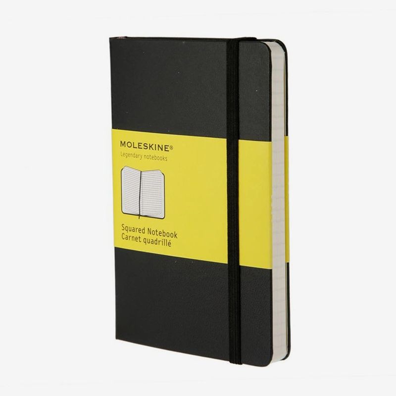 MOLESKINE - Cuaderno Pequeño Cuadros Negro Hc