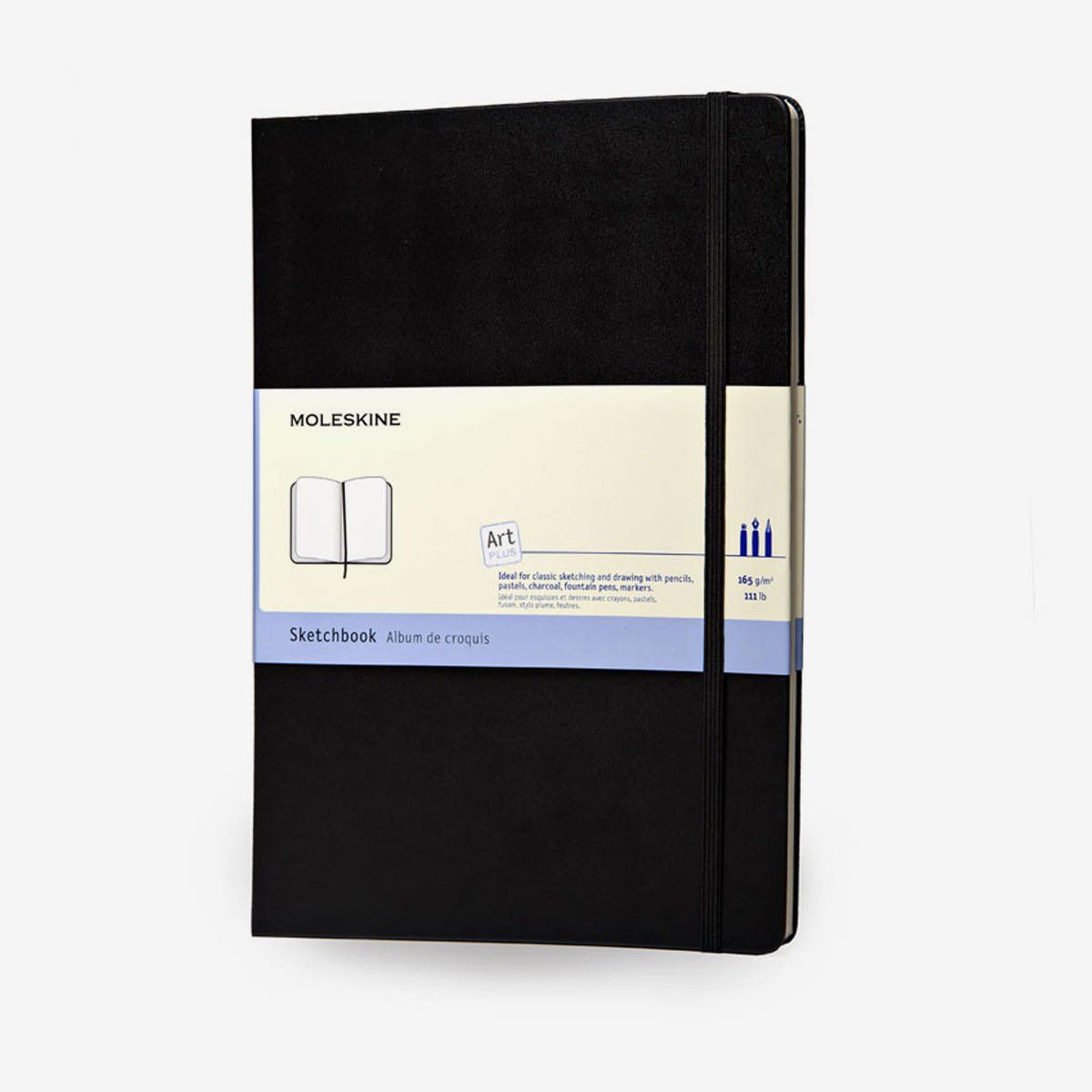 MOLESKINE - Cuaderno Sketch Grande Negro Hc