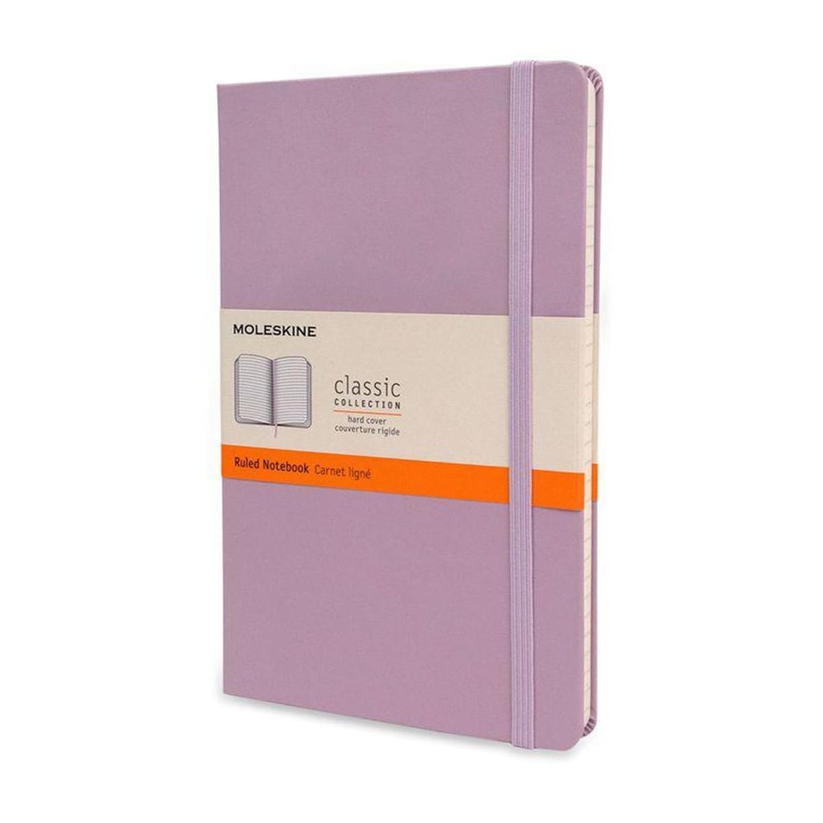 MOLESKINE - Cuaderno Grande Rayas Lila Hc
