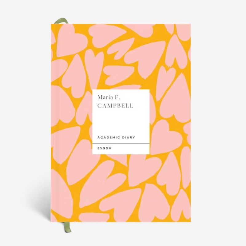 PAPIER - Cuaderno Corazones Morado