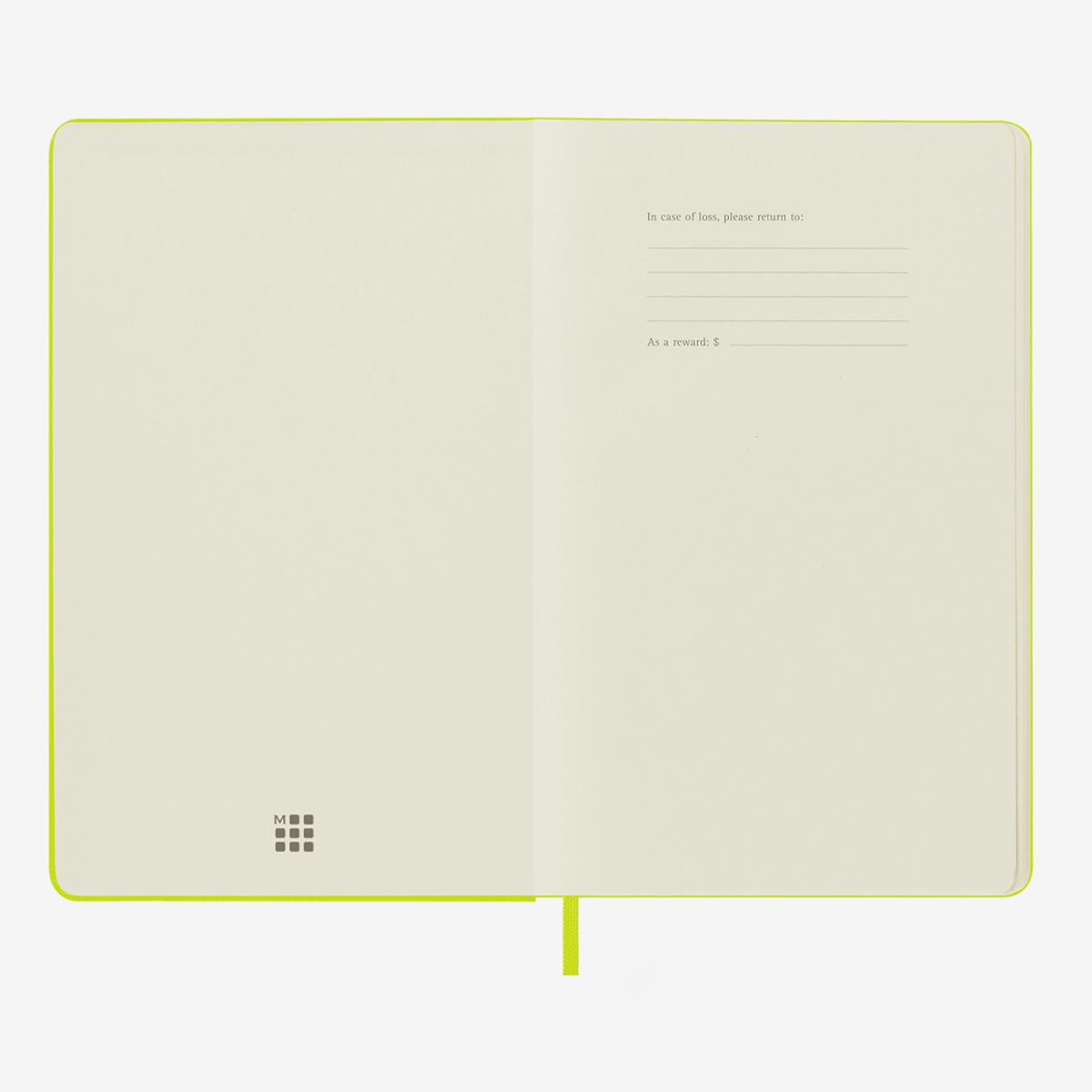 MOLESKINE - Cuaderno Grande Blanca Verde Li Hc